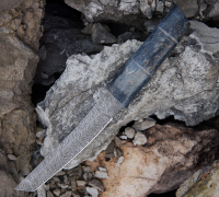 Нож Танто из дамасской стали Нож Танто из дамасской стали koval-knife.shop