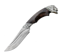 Нож Клыч из дамасской стали купить на сайте koval-knife.shop